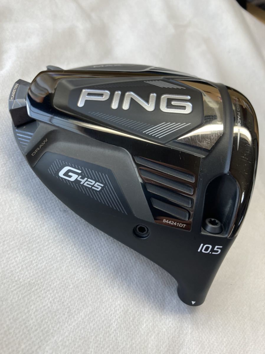 安定性抜群】ピン PING G425MAX 10.5度 ドライバーヘッド のみ