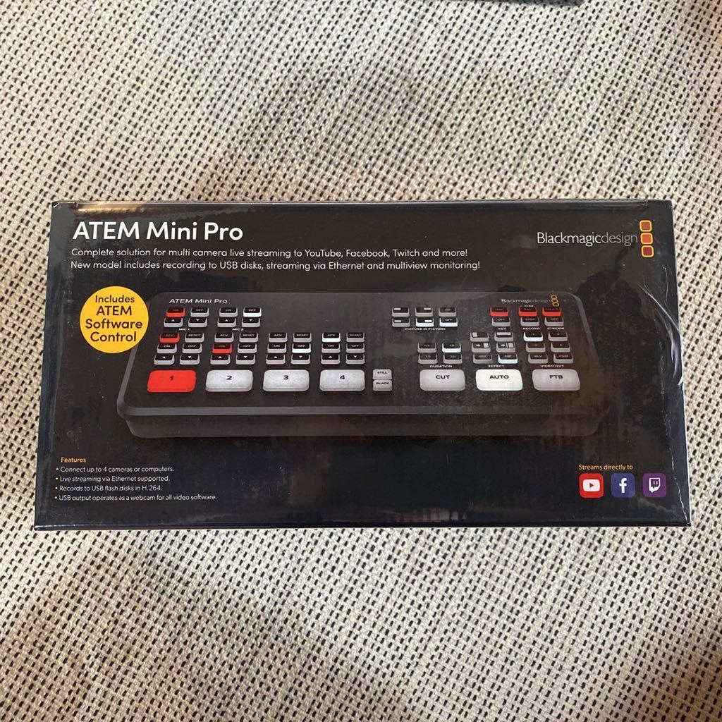 新品未開封》ATEM Mini Pro 【Black magic design】 | JChere雅虎拍卖代购