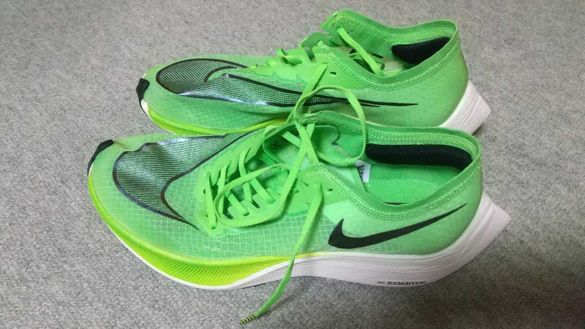 【超美品】NIKEナイキ ZOOMX VAPORFLY NEXT% ズームX ヴェイパーフライ ネクスト% AO4568 300 サイズ27.0cm ランニングシューズ ナイキ