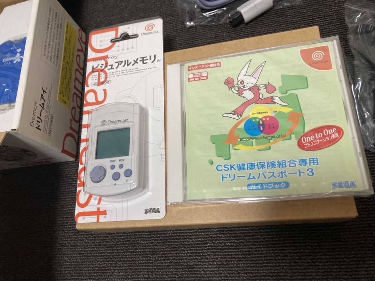 未使用品 SEGA セガ Dreamcastドリームキャスト 本体 HKT-6700 CSK健保版セット 希少 - 4