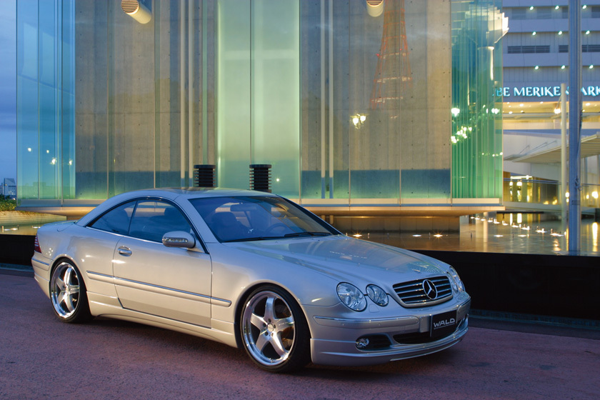 【M's】W215 ベンツ 後期 CLクラス (2003y-2005y) WALD Executive Line フロントスポイラー ／／ FRP ヴァルド バルド エアロ パーツ 外装_画像5