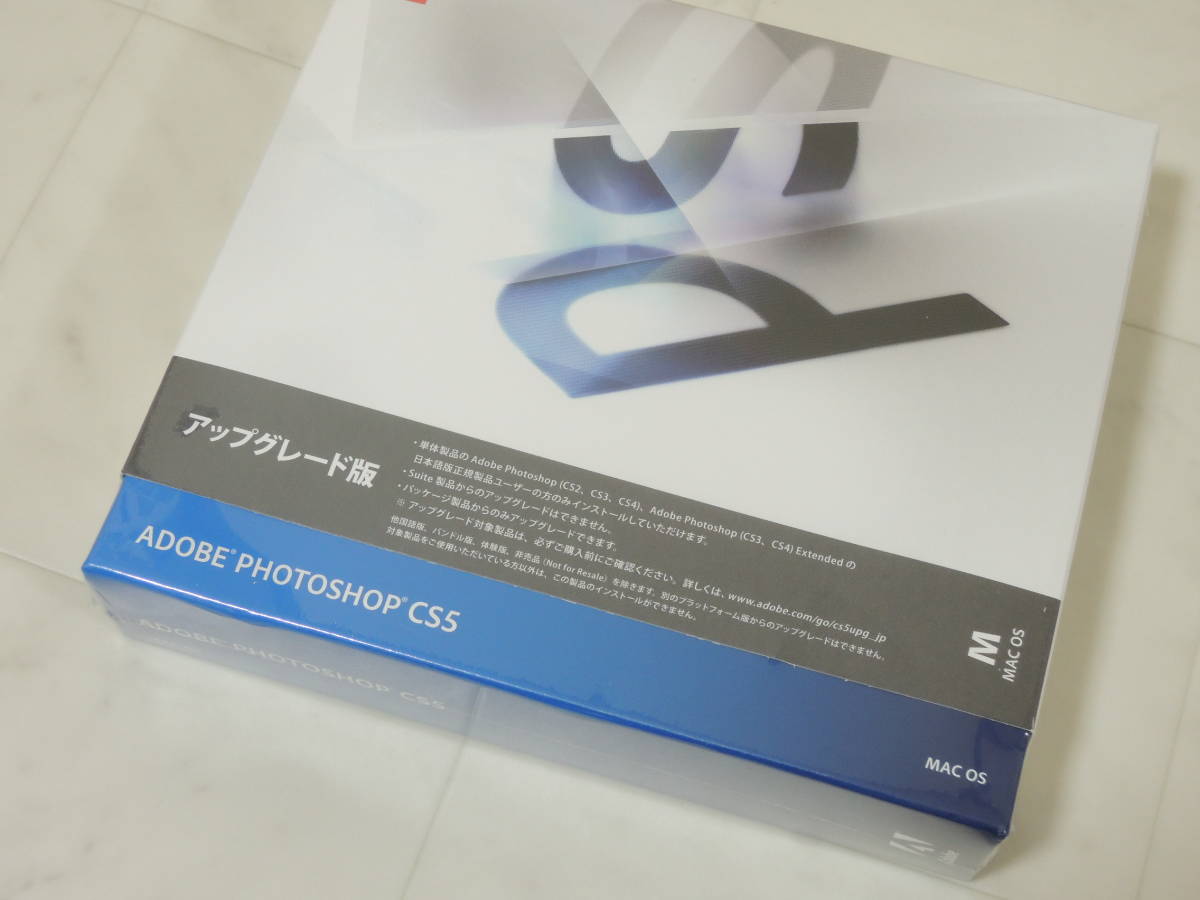 A-02641●Adobe Photoshop CS5 Mac 日本語版_出品分のみで新規インストールできます