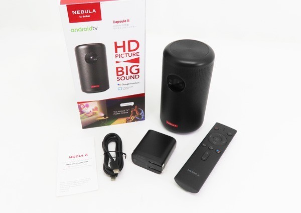 ◇美品【ANKER アンカー】NEBULA Capsule II モバイルプリジェクター