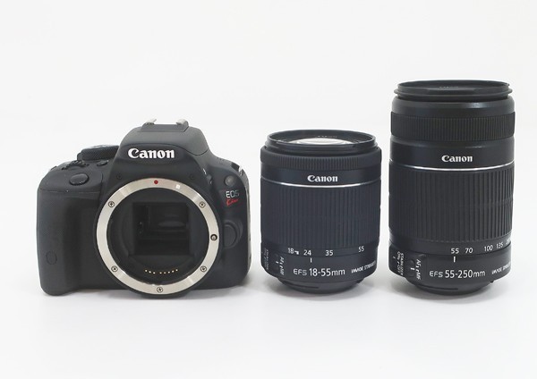 ◇【Canon キヤノン】EOS Kiss X7 ダブルズームキット デジタル一眼