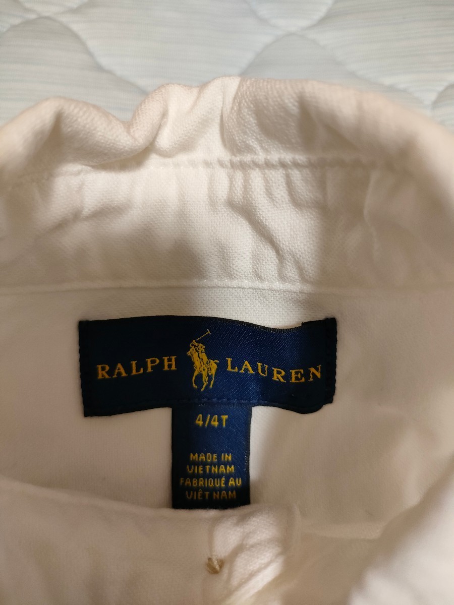 最終値下げです ラルフローレン 長袖シャツ　4T 110サイズ