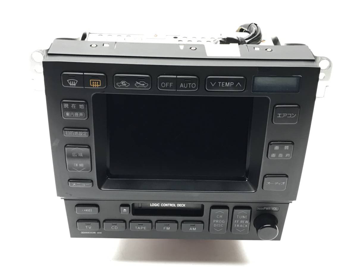 クラウン マジェスタ 15 JZS155 前期 純正 ナビモニター マルチ ... クラウン マジェスタ 15 JZS155 前期 純正 ナビモニター マルチ ...