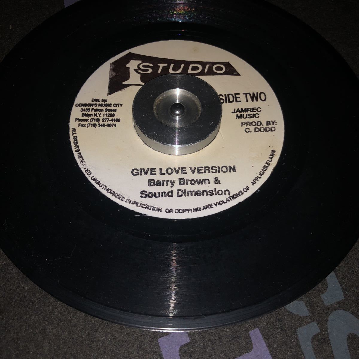 Give Love / Barry Brown レゲエレコード_画像2