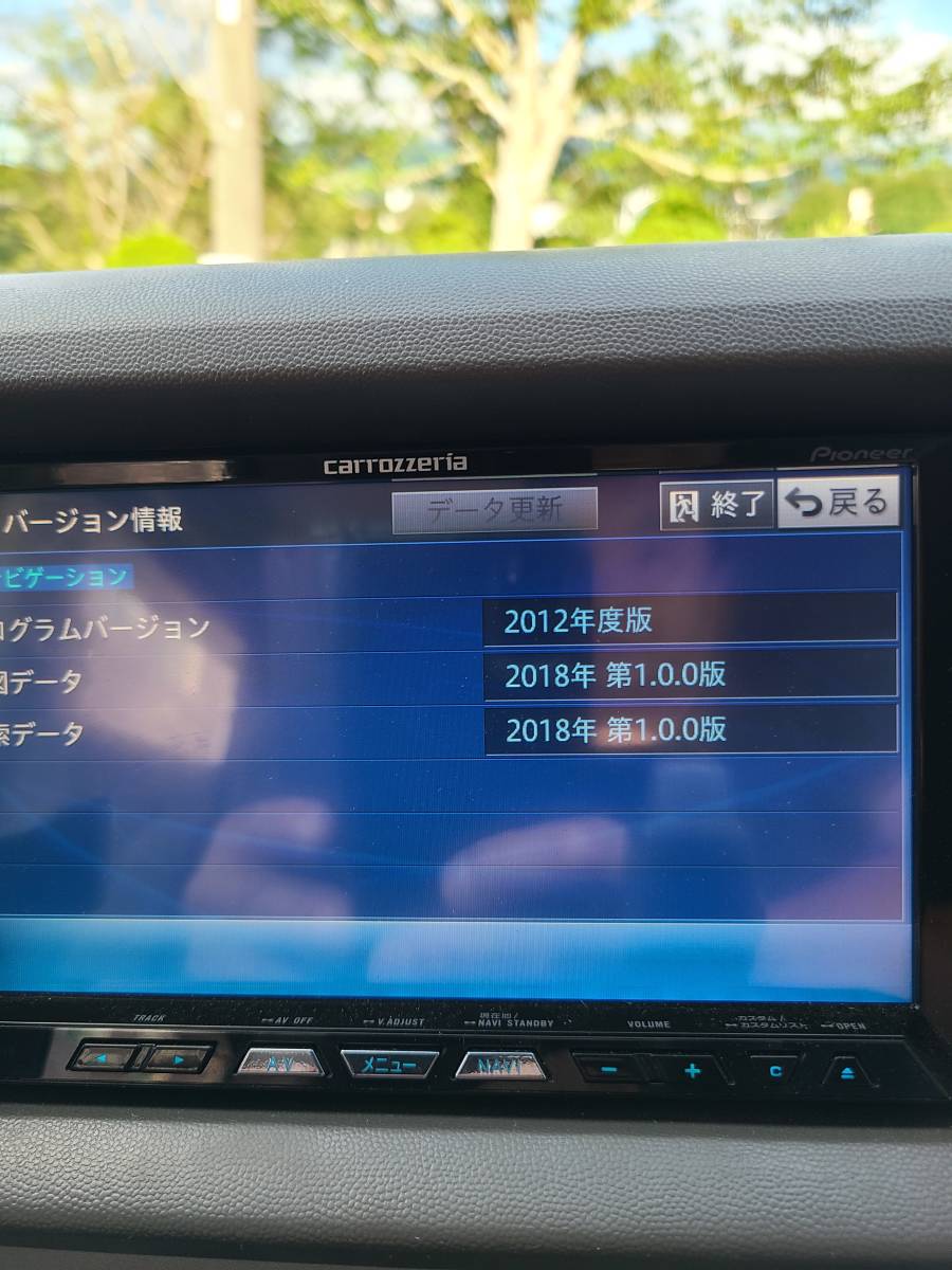 カロッツェリア/サイバーナビ/7インチ/AVI-ZH99ZP/地図データー18年版