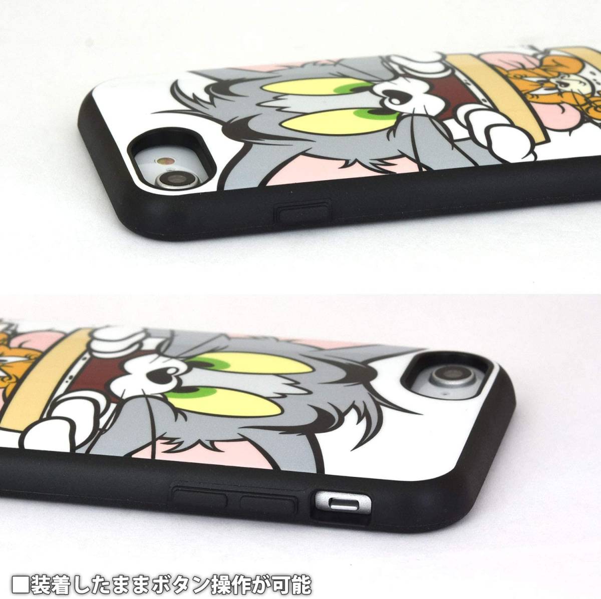 トムとジェリー イーフィット IIIIfit iPhoneSE(第2世代)/8/7/6s/6 対応 iphone ケース iphone スマホケース TMJ-63A 新品 Tom&Jerry_画像3