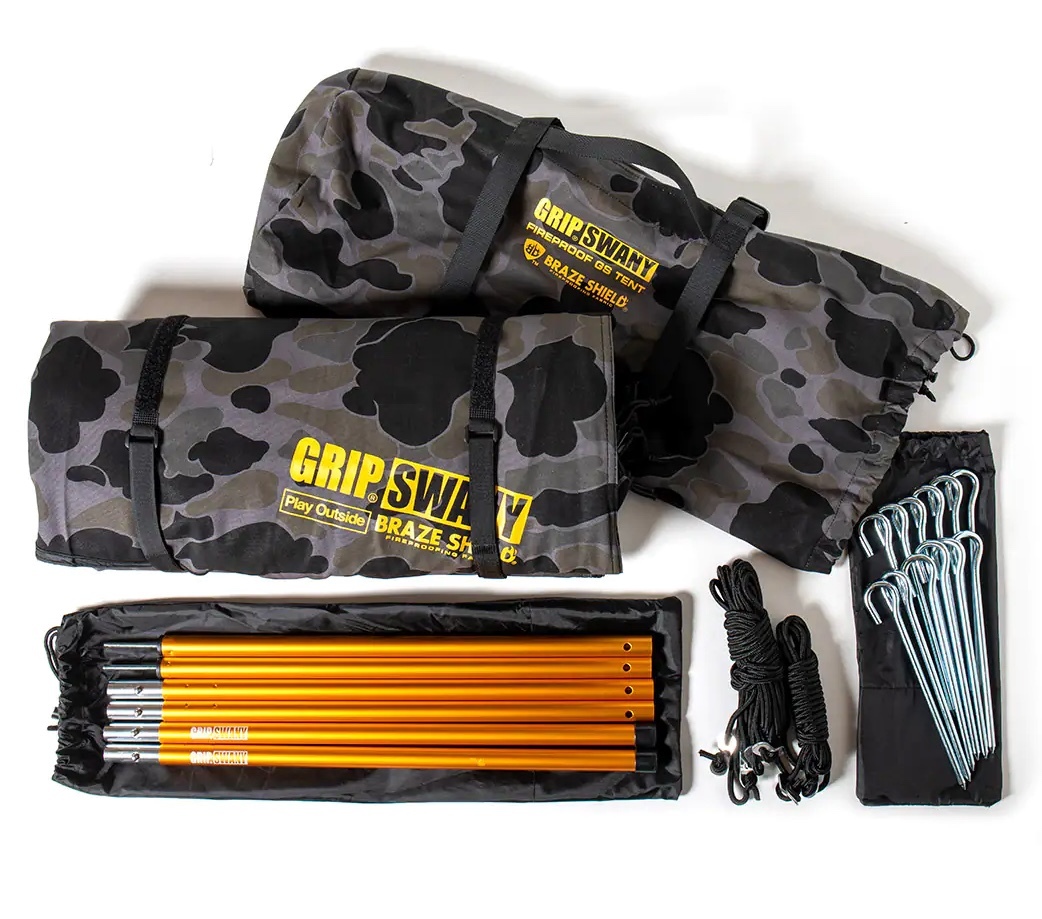 当選品】◇ GRIP SWANY × atmos FIREPROOF GS TENT GS BLACK CAMO 22SU