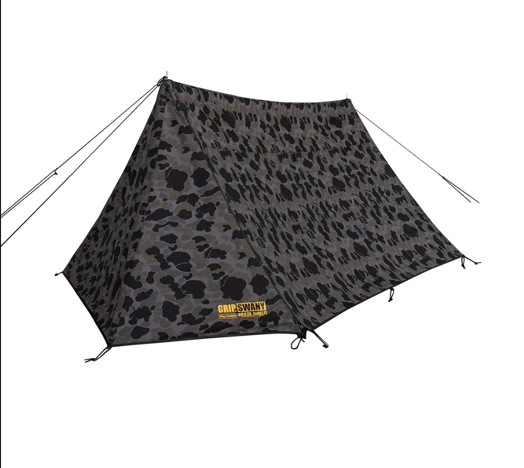 豪華 【当選品】◆ ◆ 新品未開封品 ◆ 22SU-S CAMO BLACK GS TENT GS FIREPROOF atmos × SWANY GRIP その他