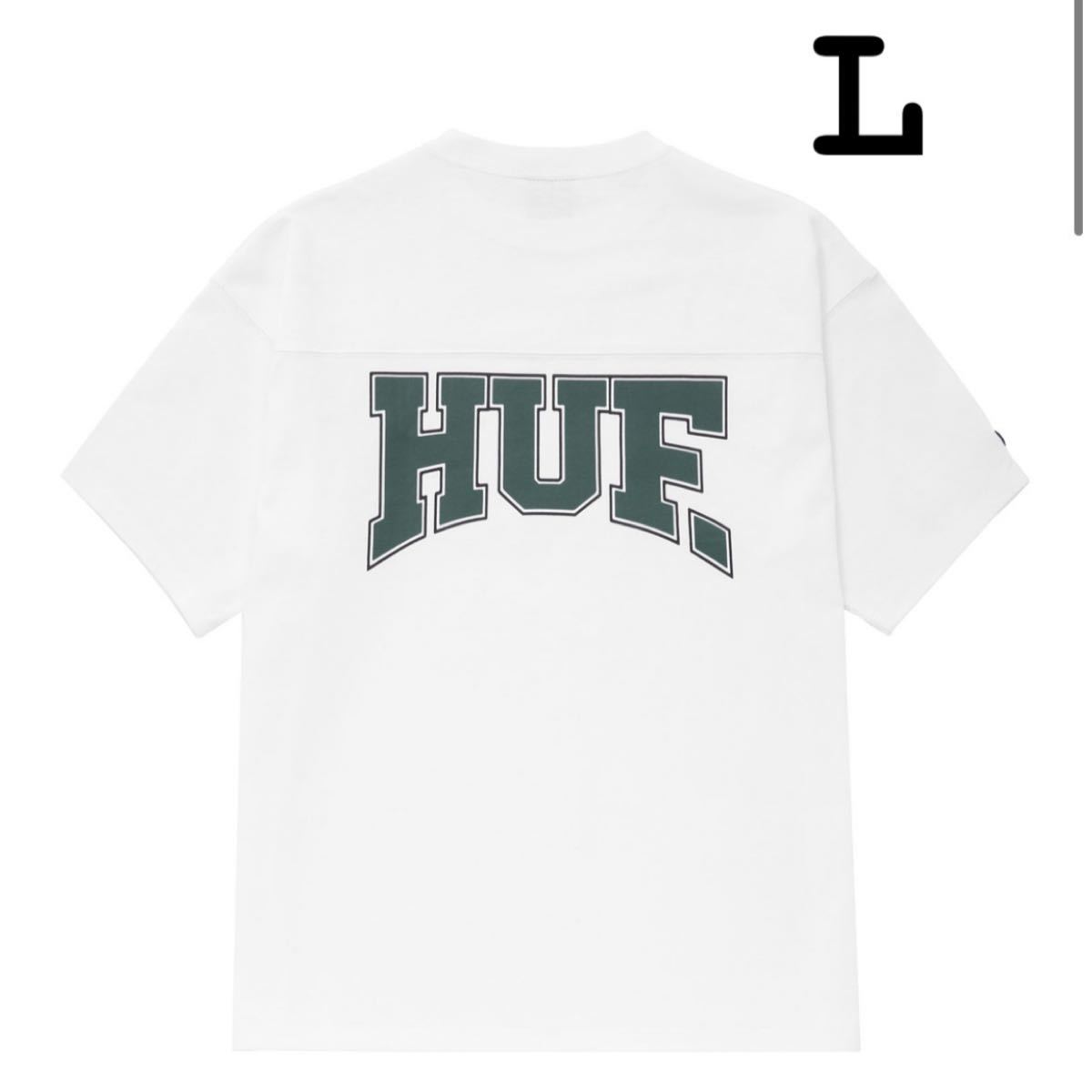 HUF Tシャツ ホワイト Lサイズ【平成フラミンゴにこ着用】【コムドットゆうた着用ブランド】