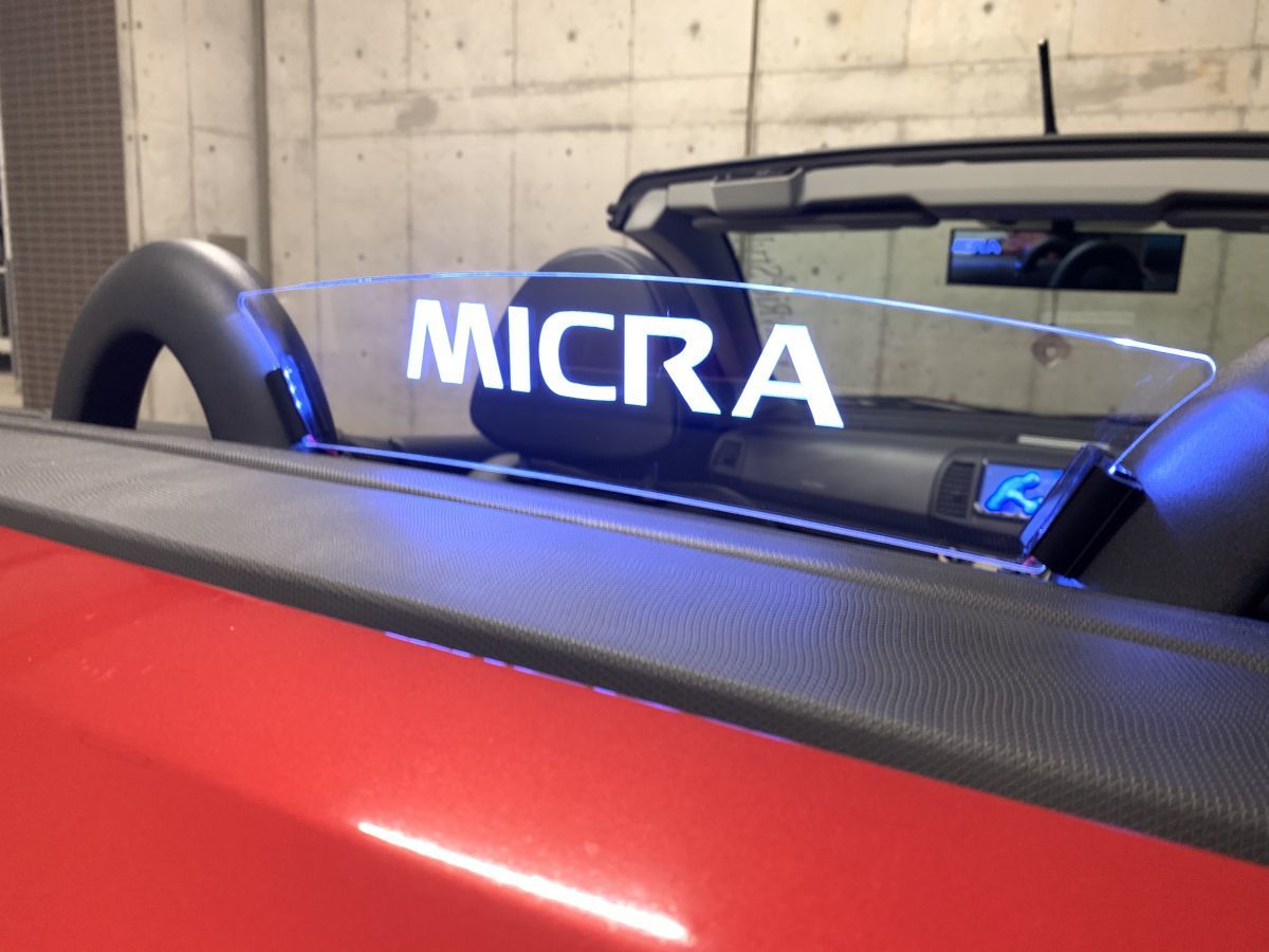 valkyrie style ニッサン　マーチ　マイクラ　micra C+C FHZK12 MICRA 専用ウィンドディフレクター　LED 白!,_画像5