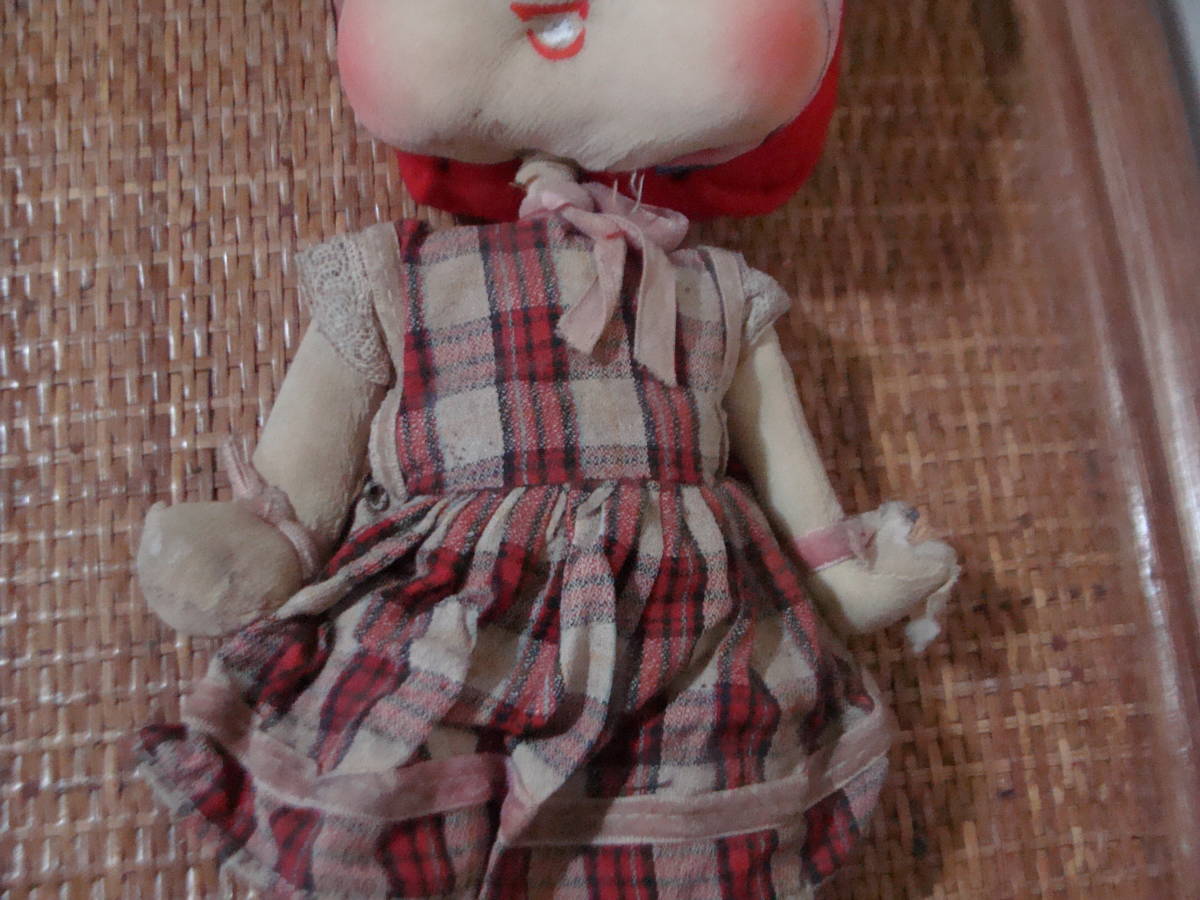  dead stock retro doll herohero doll culture baby child playing house Showa era soft toy .... antique Vintage 