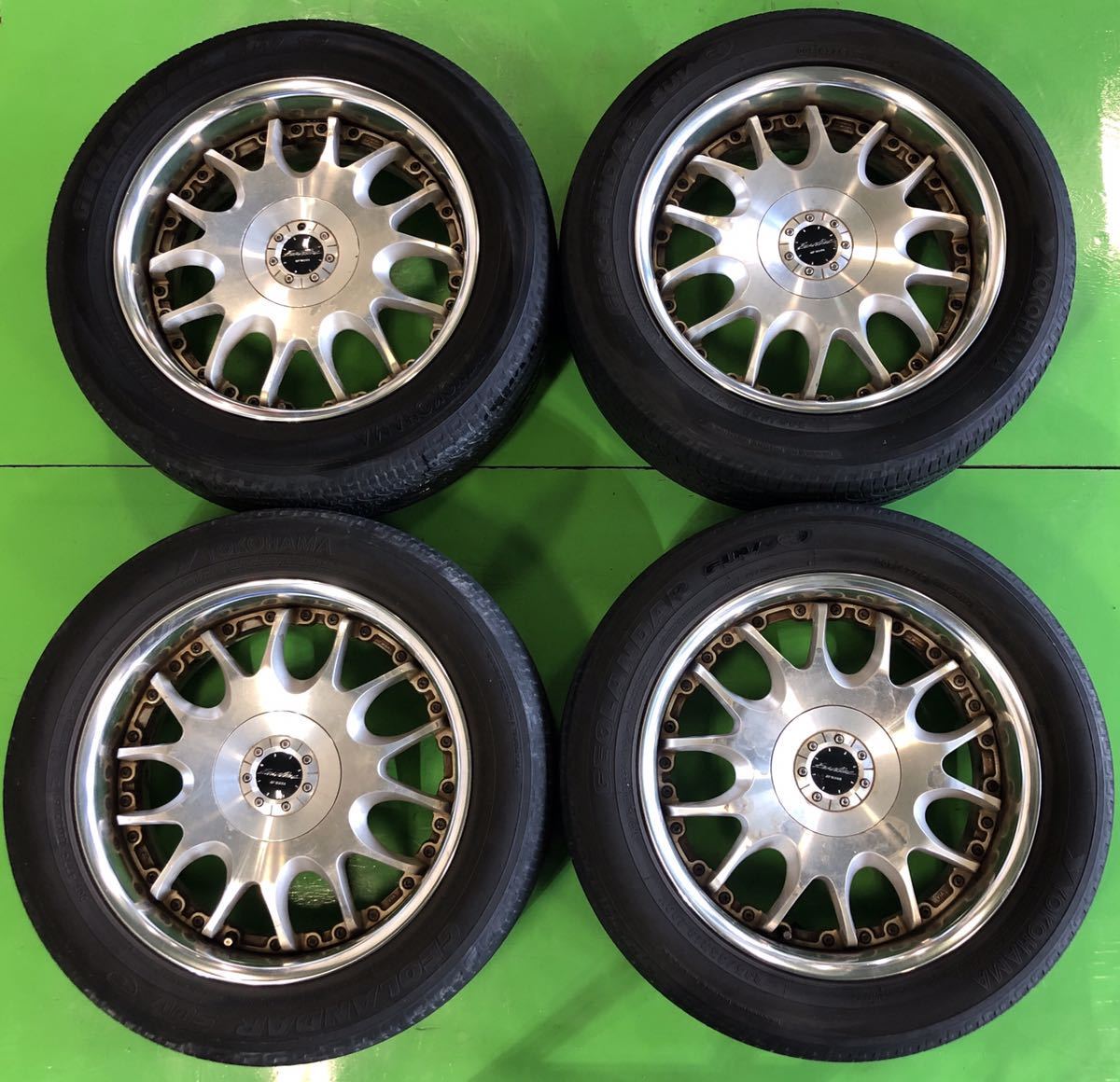 タイヤの】 ワーク ユーロライン 4本 中古 sHlrK-m78106276063