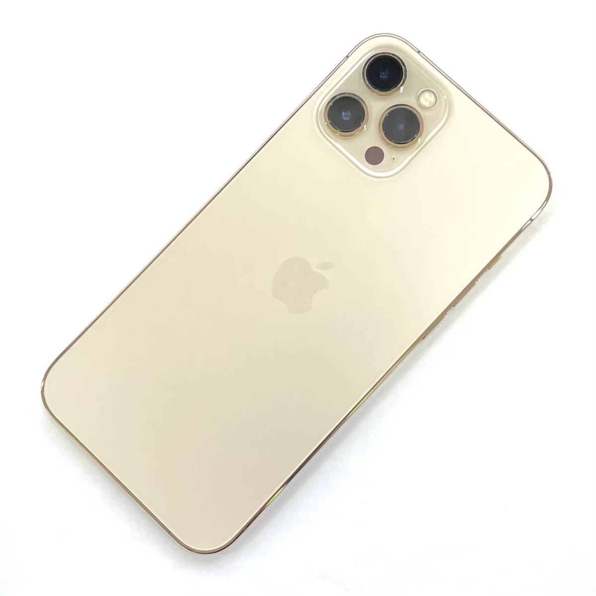 国内版SIMフリー iPhone 12 Pro Max 256GB ゴールド MGD13J/A iOS Ver15.5 バッテリー最大容量91%