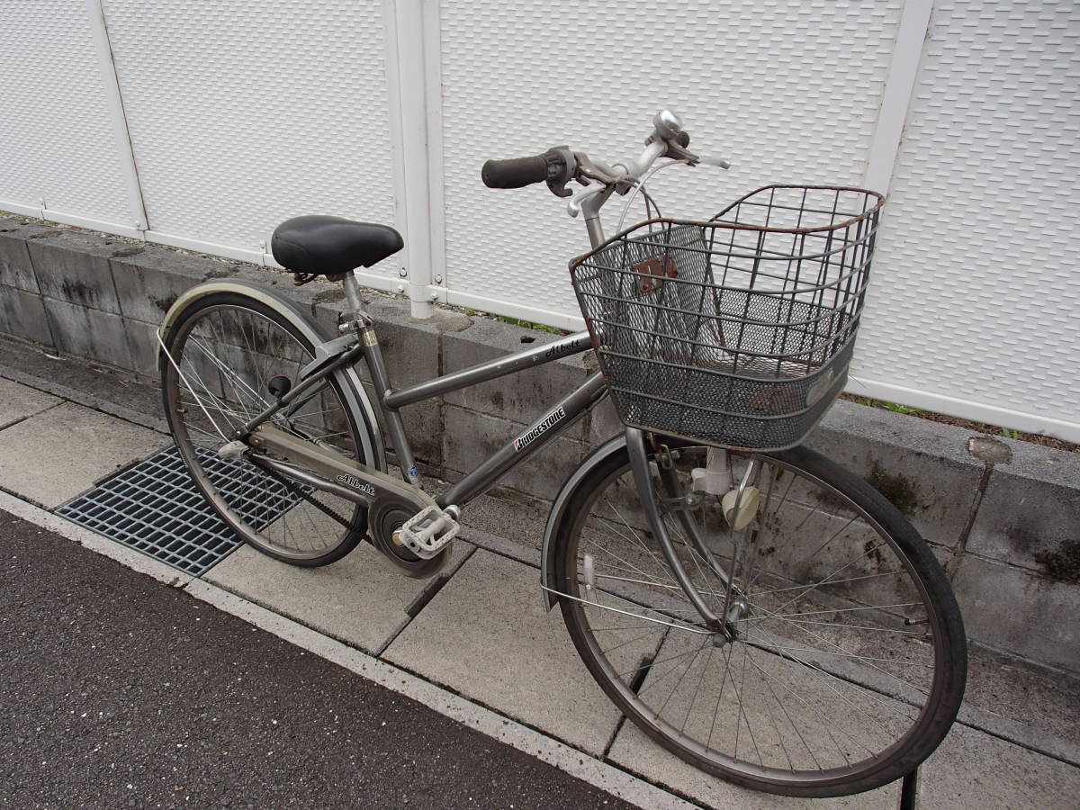  Gifu used bicycle * used Bridgestone Albert 26 KIC part removing restore repair assumption *... pavilion ( stock ) gift p trailing shop front pick up 