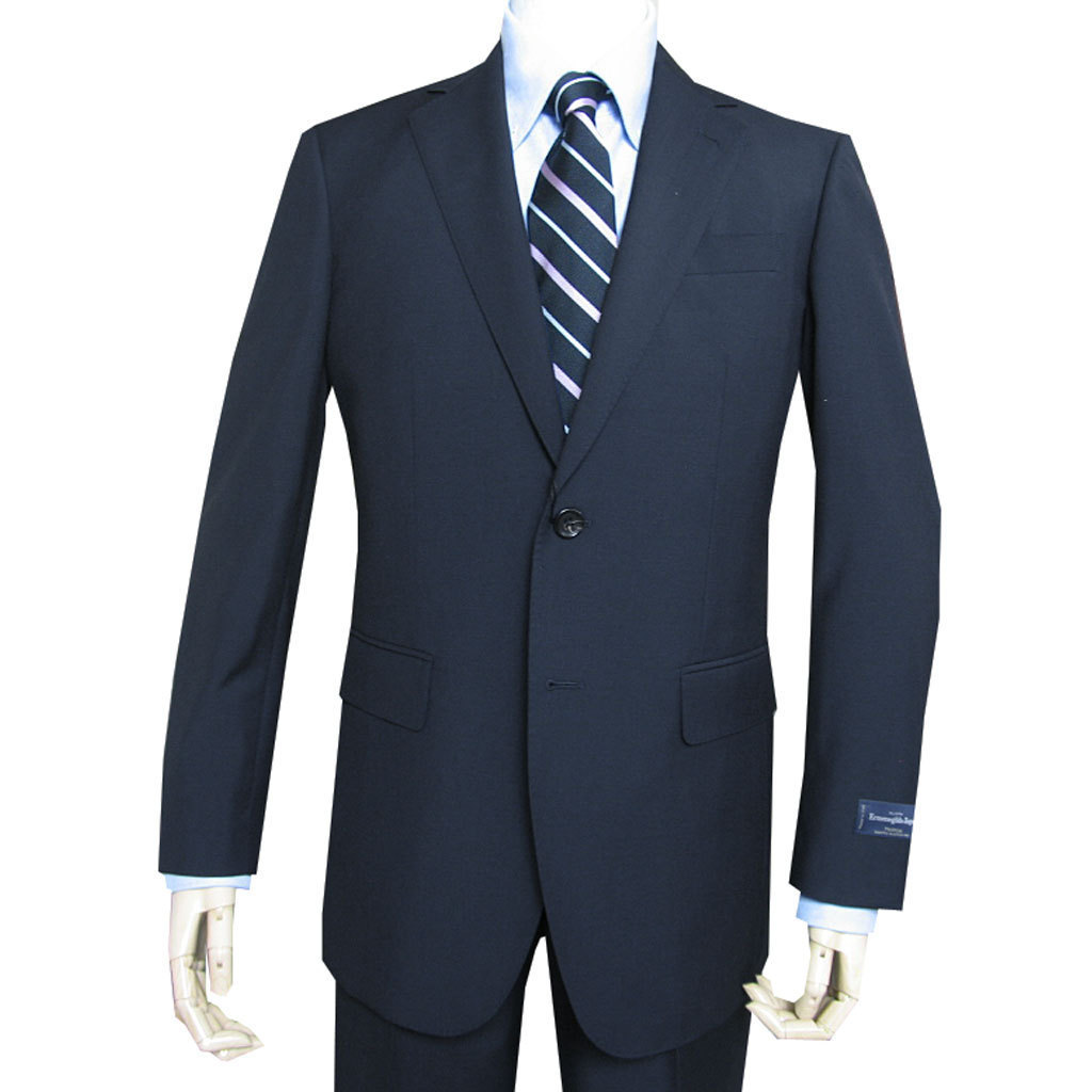 偉大な 新品!Ermenegildo 4888 BB5 紺無地 Zegna(エルメネジルド