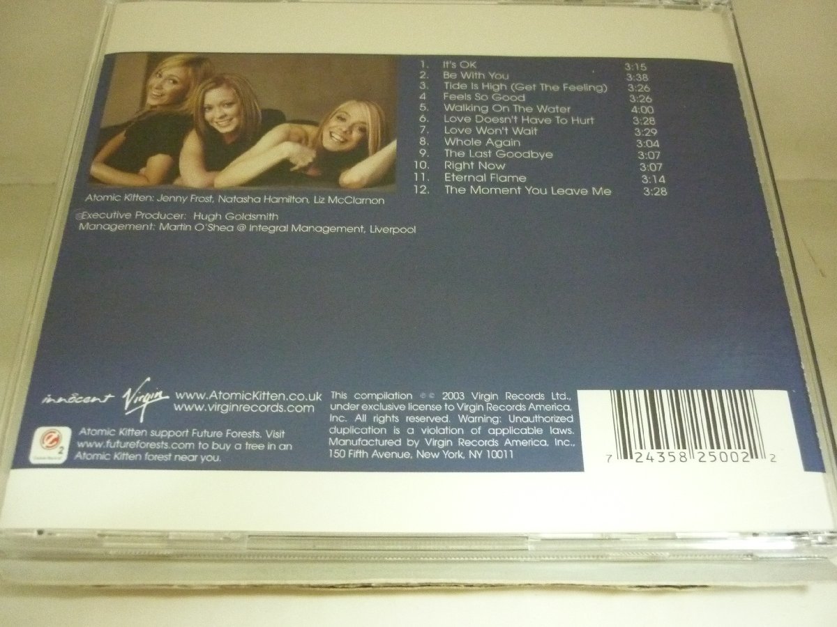 CDB2072　ATOMIC KITTEN アトミック・キトゥン　/　輸入盤中古CD　送料100円_画像2