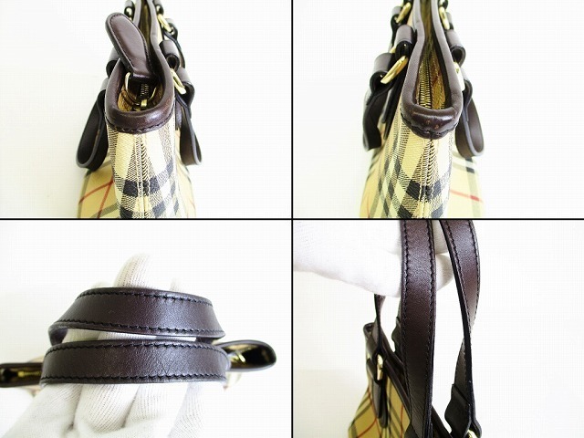 超美品】 バーバリー プローサム BURBERRY ヘイマーケット チェック