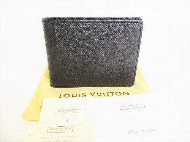 未使用保管品】 ルイヴィトン LOUIS VUITTON タイガ ポルト ビエ 3