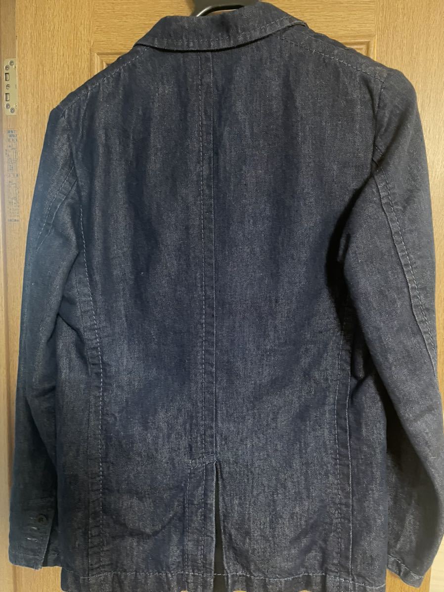 【希少】Sacai サカイ デニム テーラードジャケット 1サイズ 16-00977M_画像5