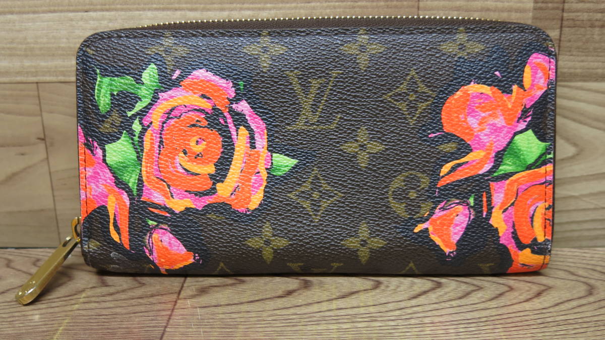 ☆GOL☆ルイヴィトン LOUIS VUITTON モノグラム ローズ ジッピー