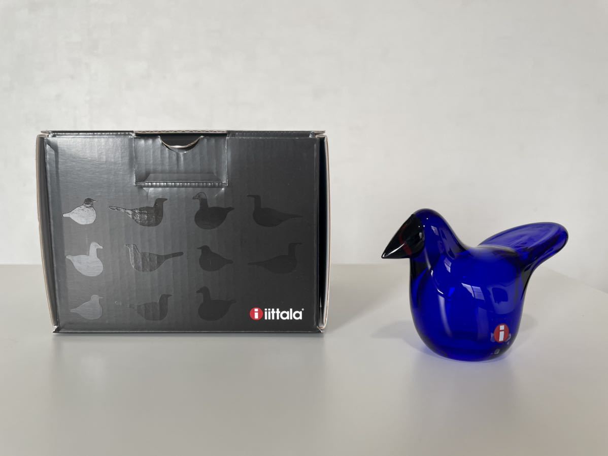 イッタラ iittala スコープ別注 シエッポ バード☆コバルトブルー