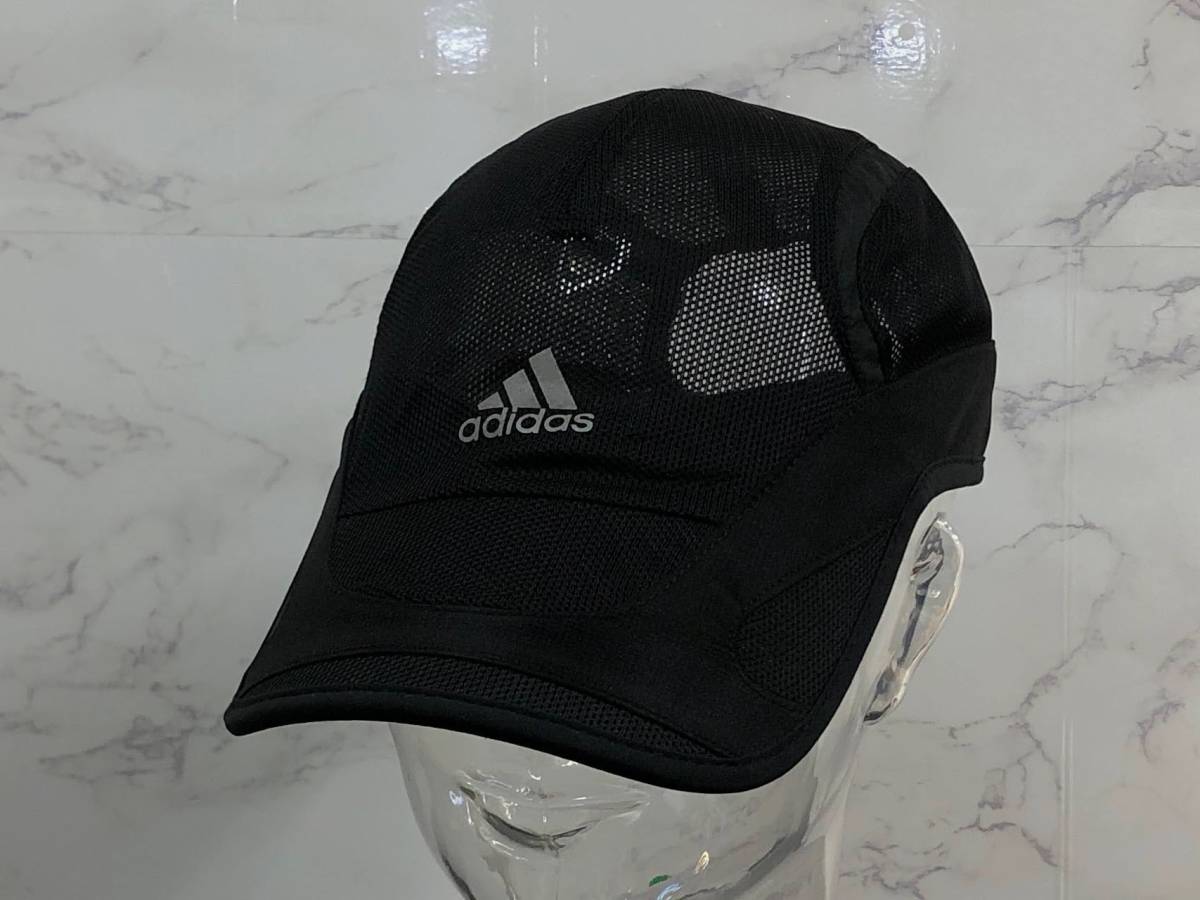 【未使用品】939S クール★adidas アディダス ランニング、ジョギング キャップ 帽子 CAP 通気速乾性のあるclimacool♪《FREEサイズ》_画像3