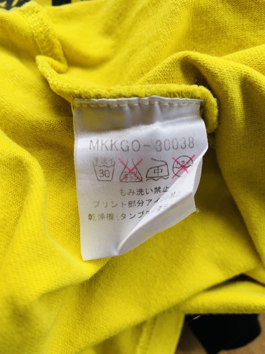 【人気】MICHEL KLEIN/ミッシェルクラン　デザイン　Tシャツ　黄色/イエロー　　レディース　48サイズ　　K1916_画像7