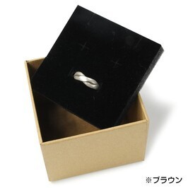 ギフトボックス 貼り箱 8×8×6cm アクセサリーケース [ ブラック / 1個 ] プレゼントボックス ジュエリーBOX