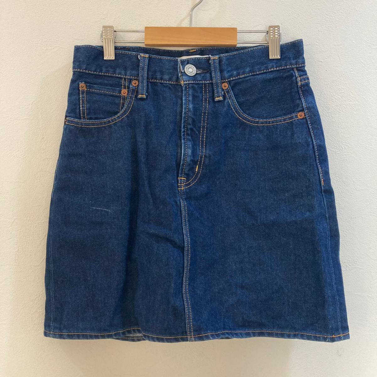 MOUSSY/マウジー デニムミニスカート ネイビー 紺 レディース 1