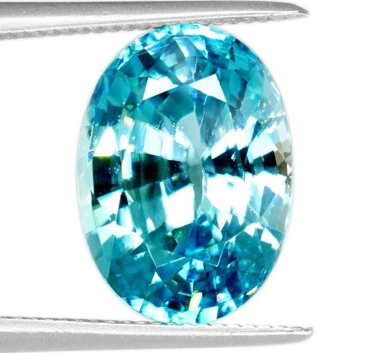 鑑別付】天然ブルージルコン3.306ct <加工承ります> | www