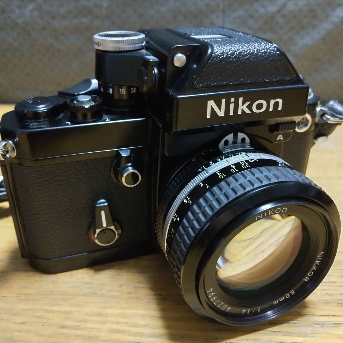 【極上美品】★Nikon F2 ブラック フォトミックA /Ai NIKKOR 50mm F1.4 ★完動品★_画像2