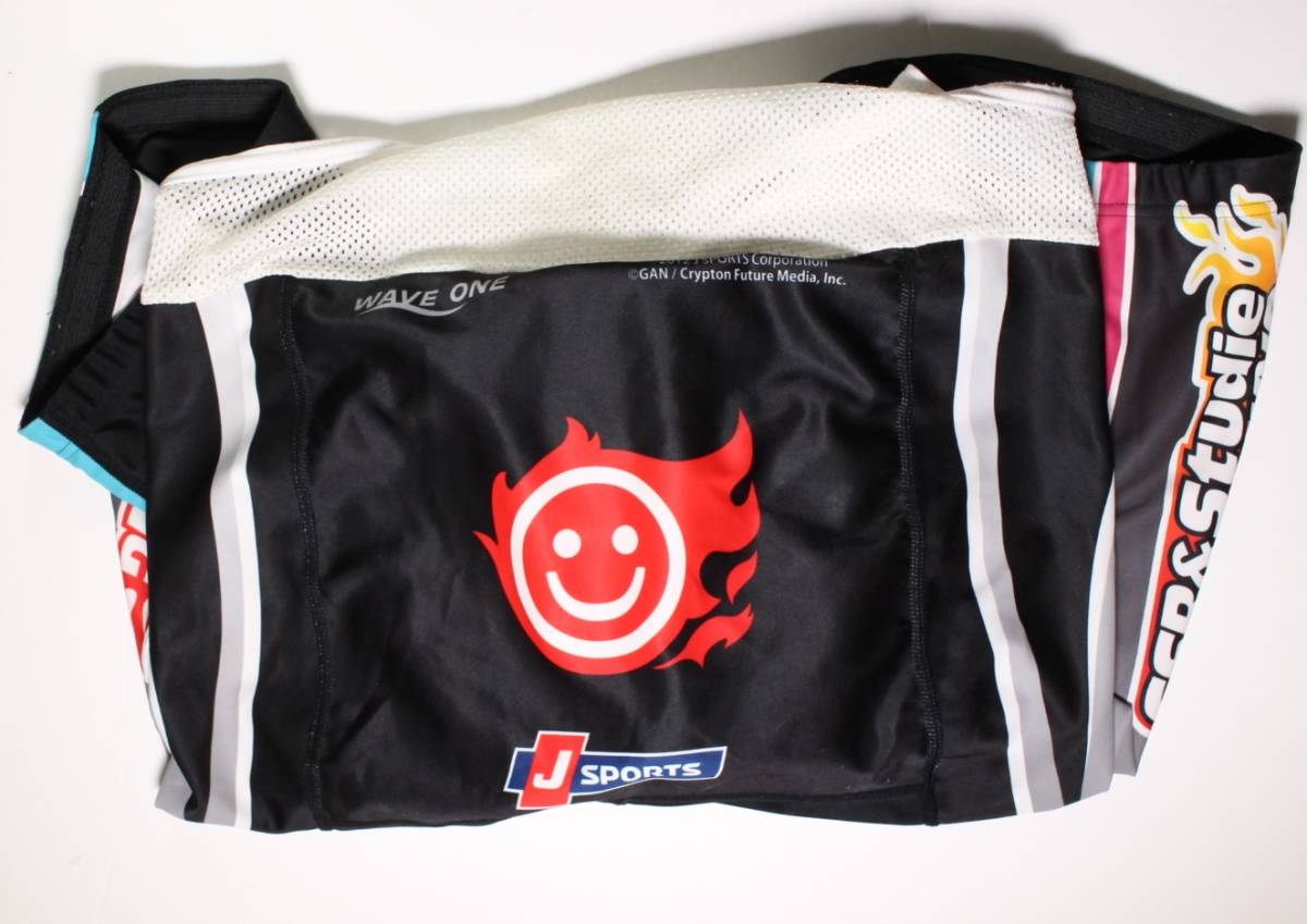 グッドスマイルレーシング レーシングミク2012.Ver サイクルタンクトップパンツ Lサイズ GSR×J SPORTS コラボ 中古品_画像4