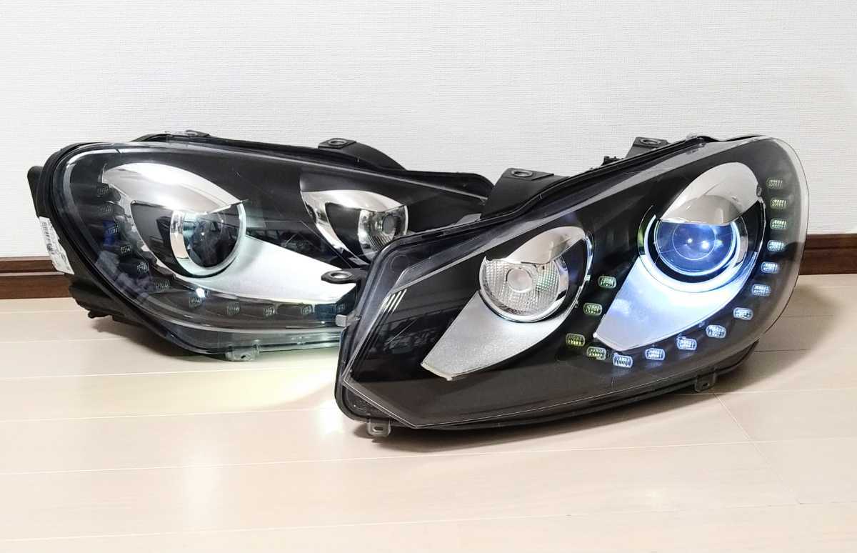 ゴルフ6 ヘッドライト HELLA製 純正DRL付タイプ 左右 www.gastech.com.tr