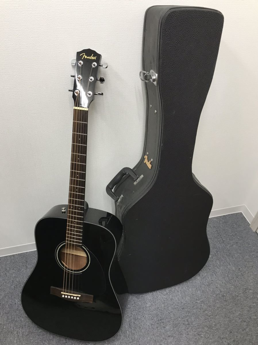 (ygt178) Fender CD60 BLK フェンダー アコースティックギター_画像1