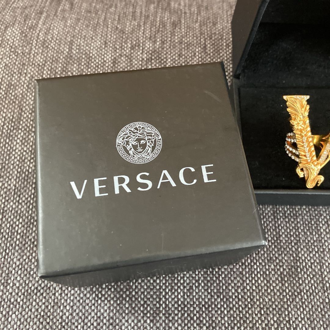 VERSACE V LOGO LING ヴェルサーチ ベルサーチ Vロゴリング 指輪