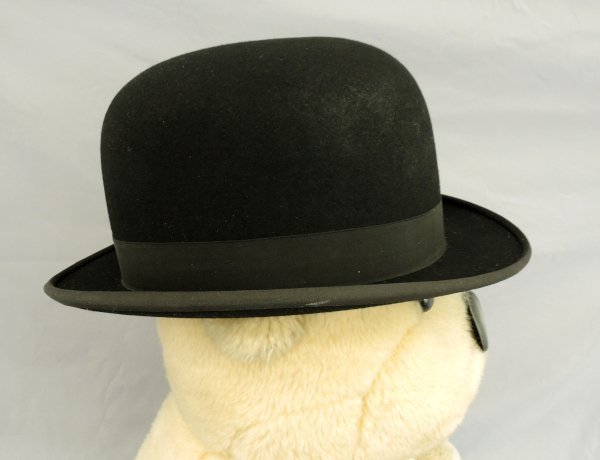 帝国ハット TEIKOKU HAT CO.シルクハット ポーラハット 58cm 昭和レトロ　ビンテージ　レトロ　中古美品　黒_画像4