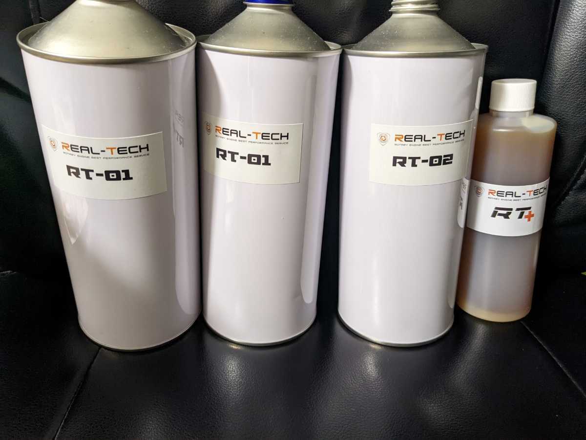 リアルテック エンジンオイル RT-01 RT-02 計9本 RT-plus oil additive rx-7 rx-8