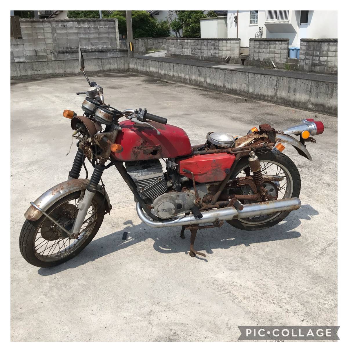 福岡県嘉麻市発)発送にて直接引取り限定 SUZUKI スズキ GT250