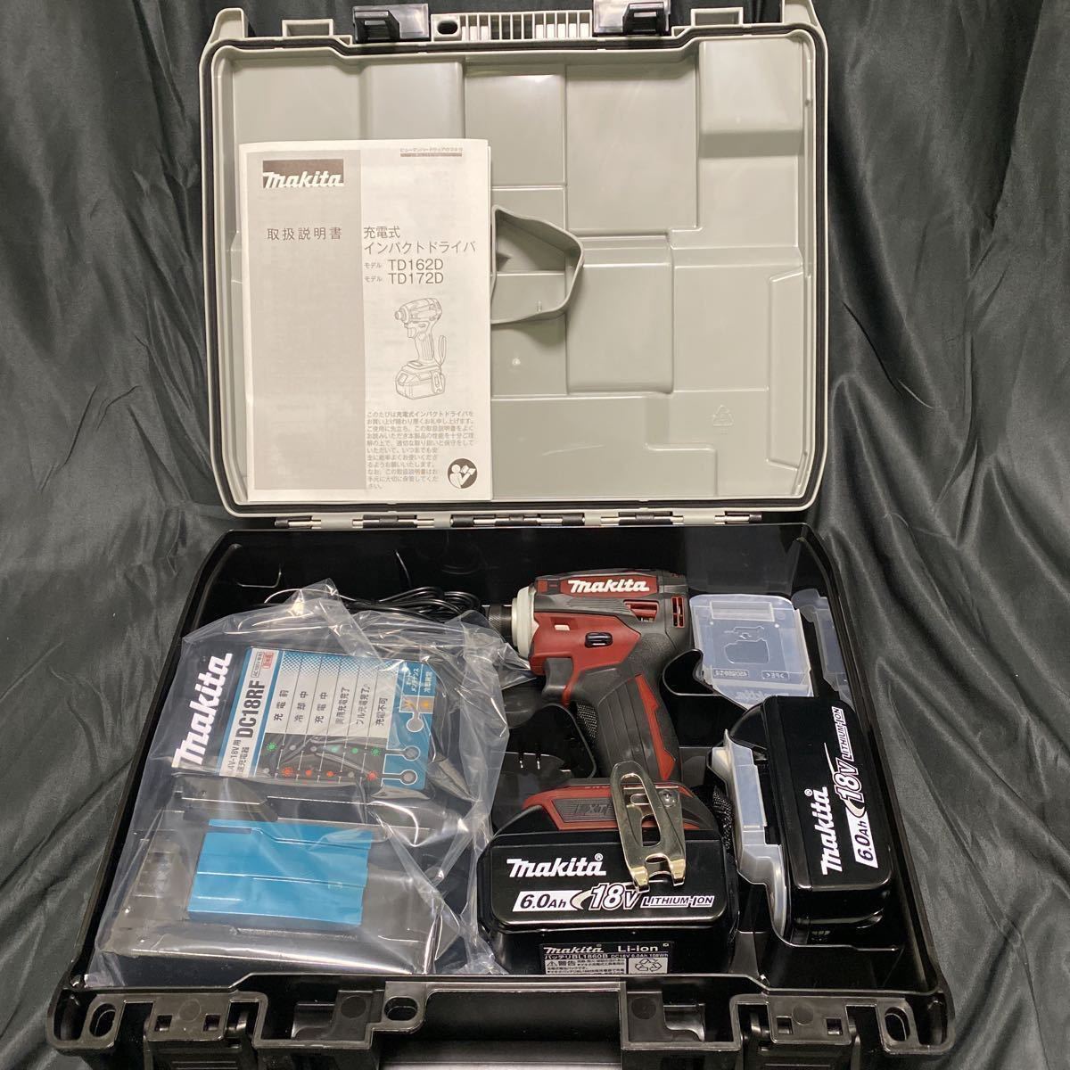 1000円~ makita マキタ 18V 充電式 インパクトドライバ TD172DGX AR
