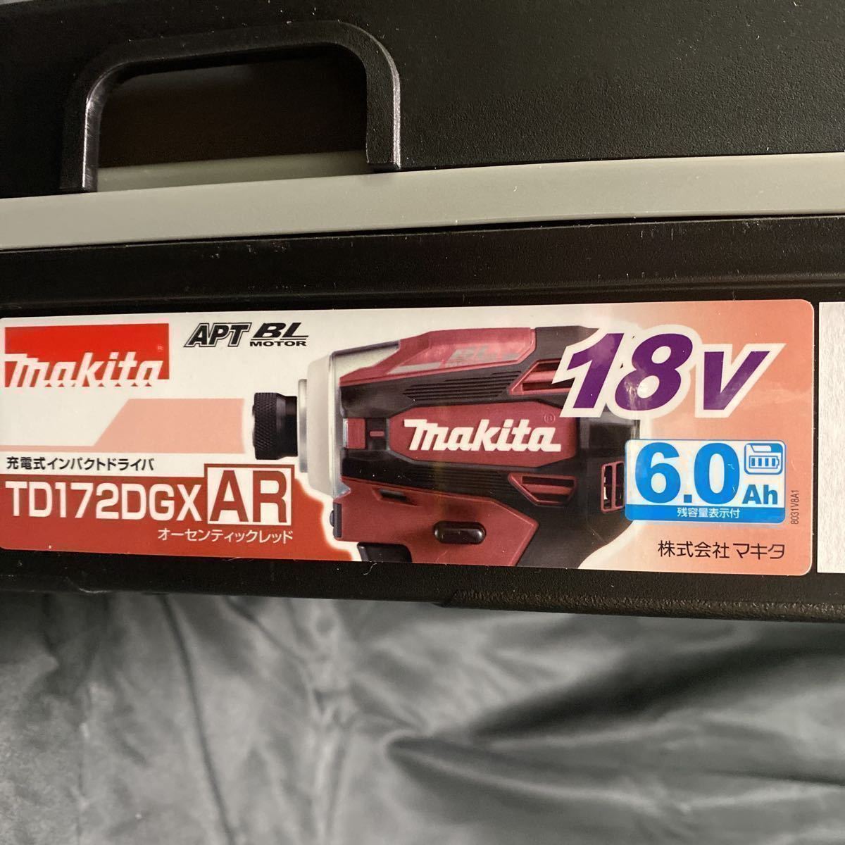 1000円~ makita マキタ 18V 充電式 インパクトドライバ TD172DGX AR