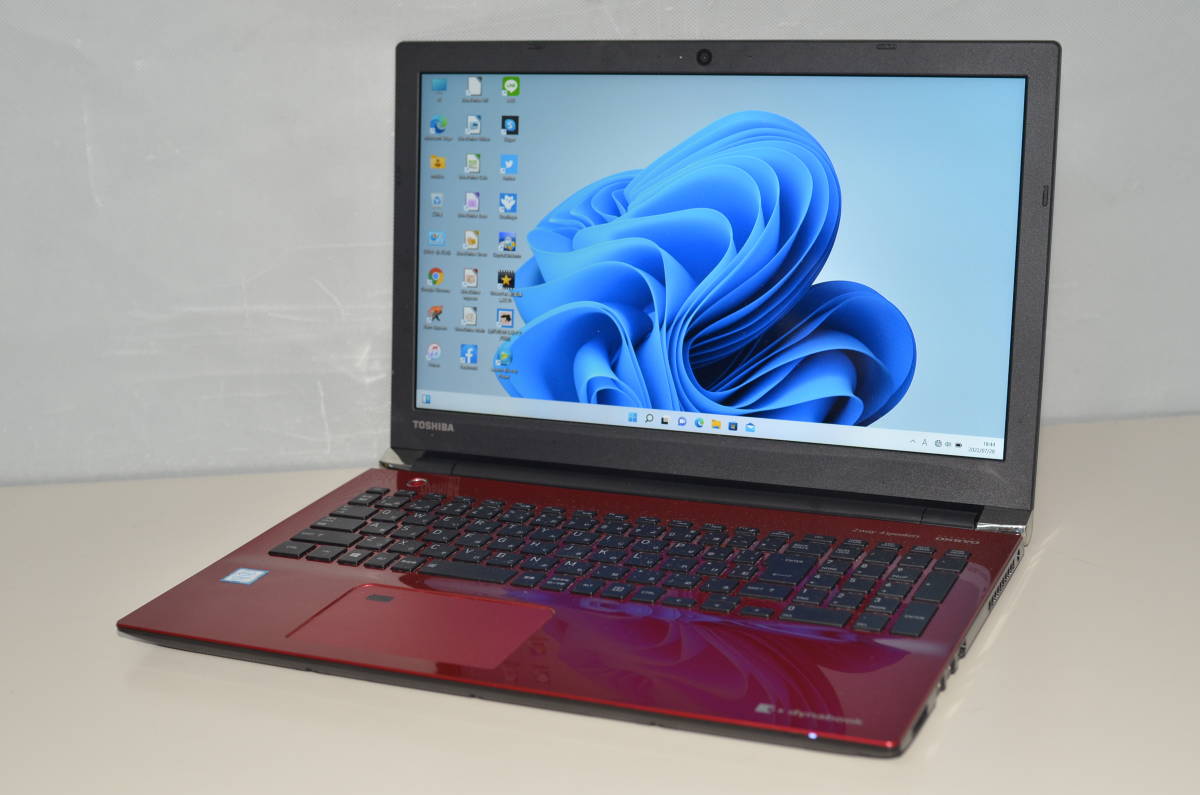 4年保証』 東芝 爆速SSD500GB 最新Windows11+office T75/FRD i7-8550U ...