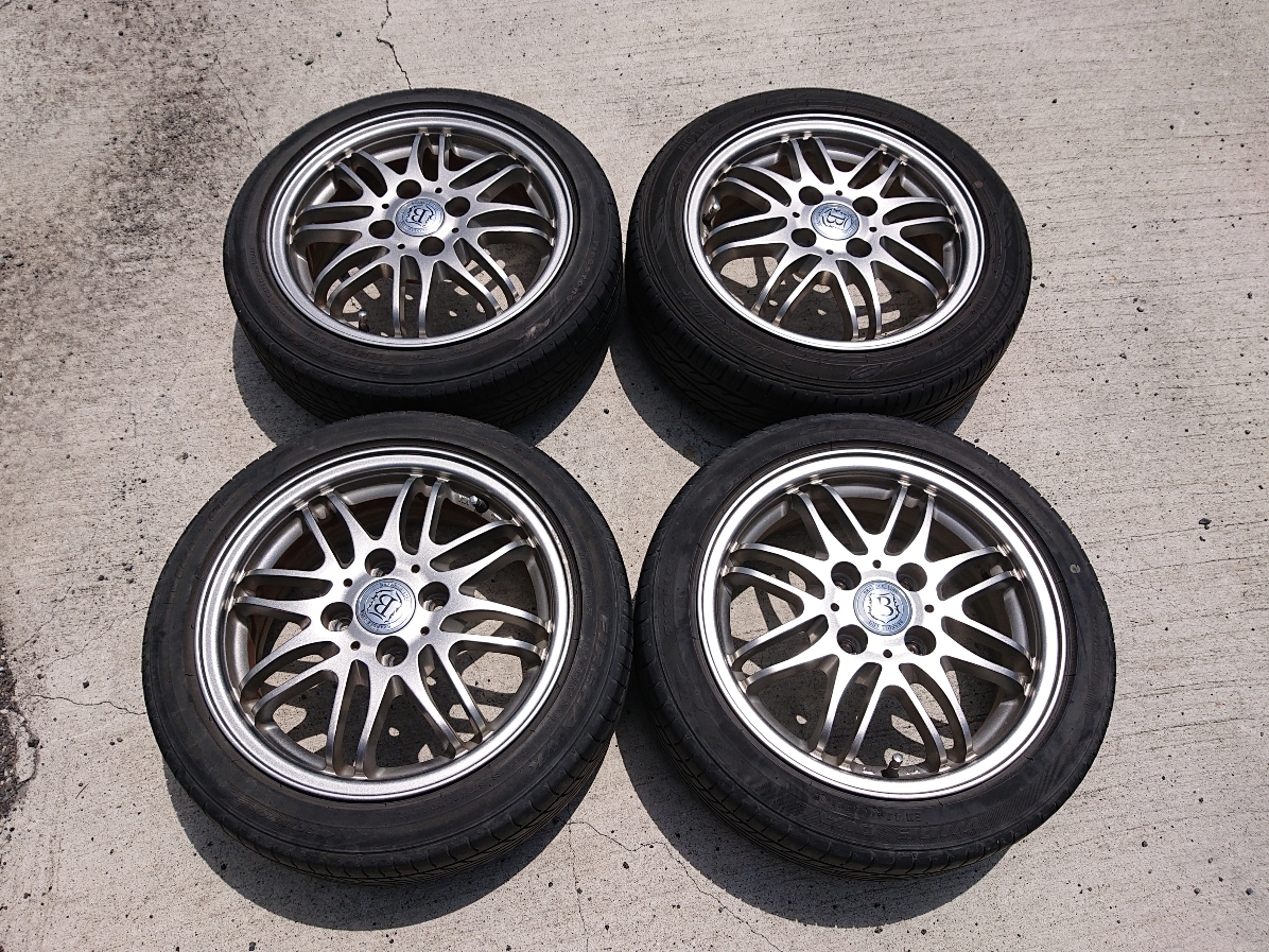 税込) BRANDLE LINE 社外 アルミホイール 14×5.5J 42 4穴 PCD100 タイヤ3本オマケ premierseguros.com.br 税込) BRANDLE LINE 社外 アルミホイール 14×5.5J 42 4穴 PCD100 タイヤ3本オマケ premierseguros.com.br