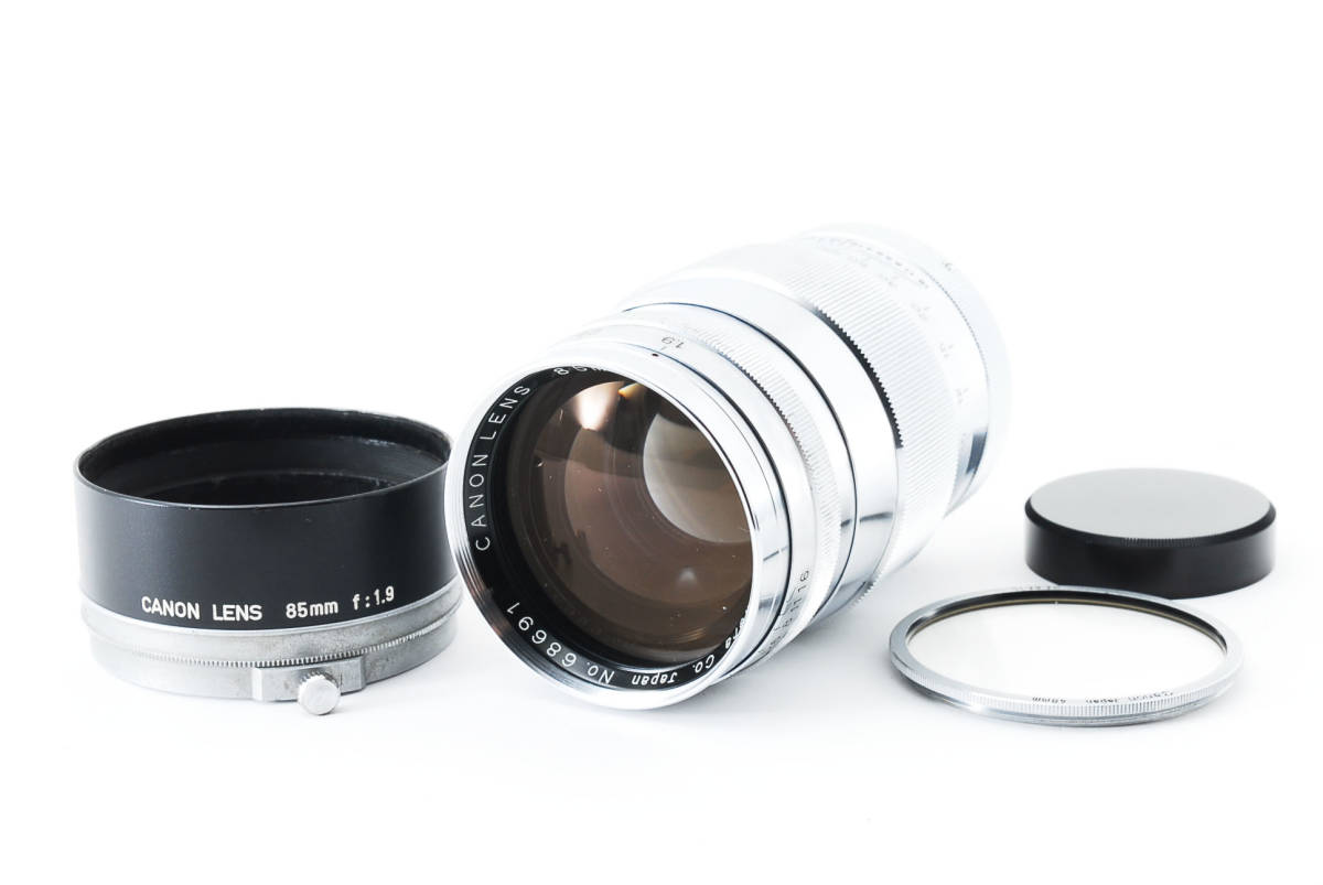 受注生産品】 L39 Lens f/1.9 85mm Canon 【良品/フード付】 LTM