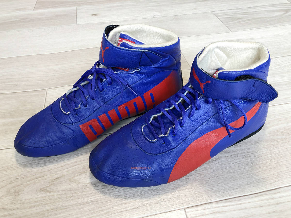 ☆PUMA MID Racing Shoes Blue/red【2018年モデル】大嶋和也/SUPER GT/SUPER FORMULA shimizu-kazumichi.com