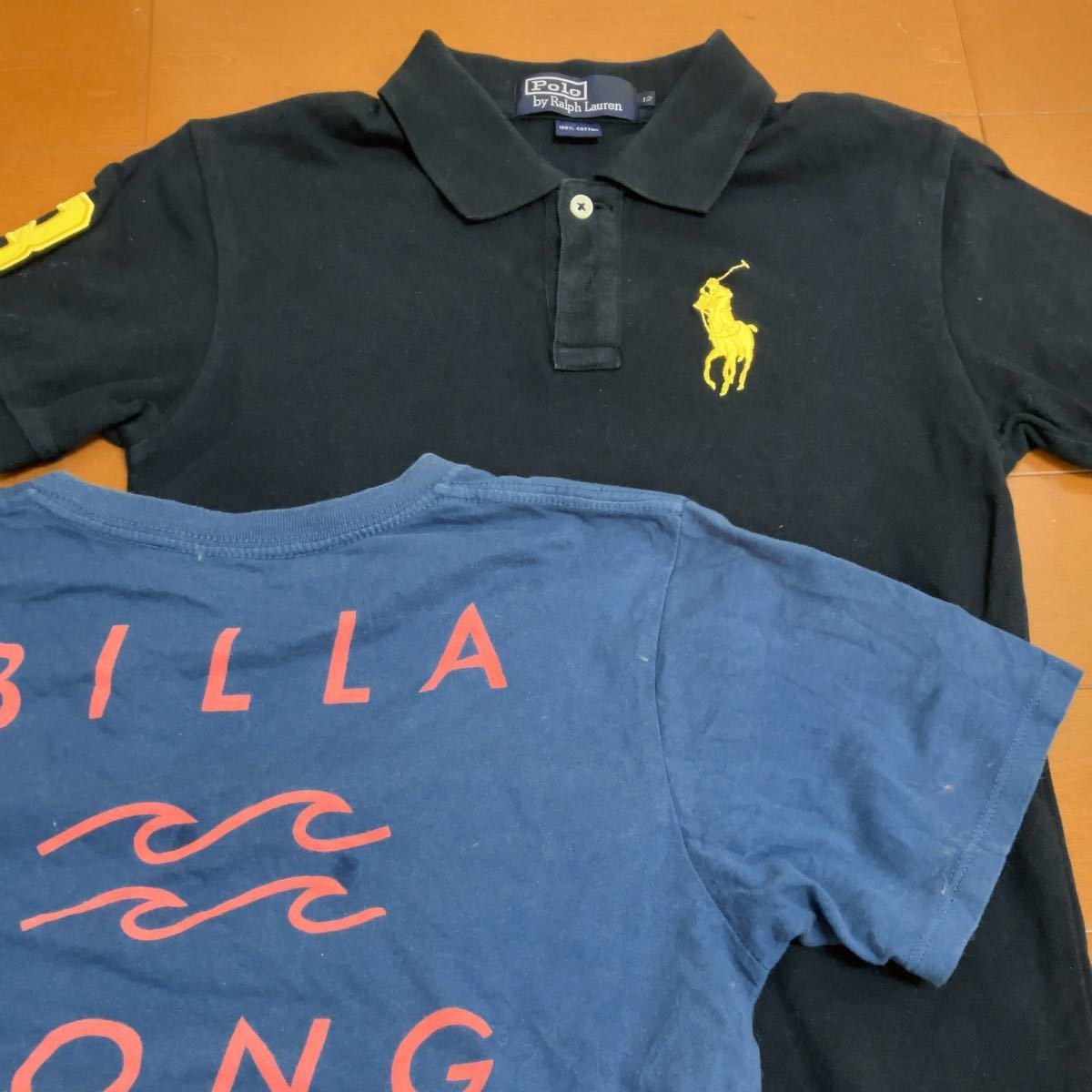 ラルフローレン RALPH LAUREN POLO  ポロラルフローレン　ポロシャツ　ビラボンTシャツ 150 値下げ