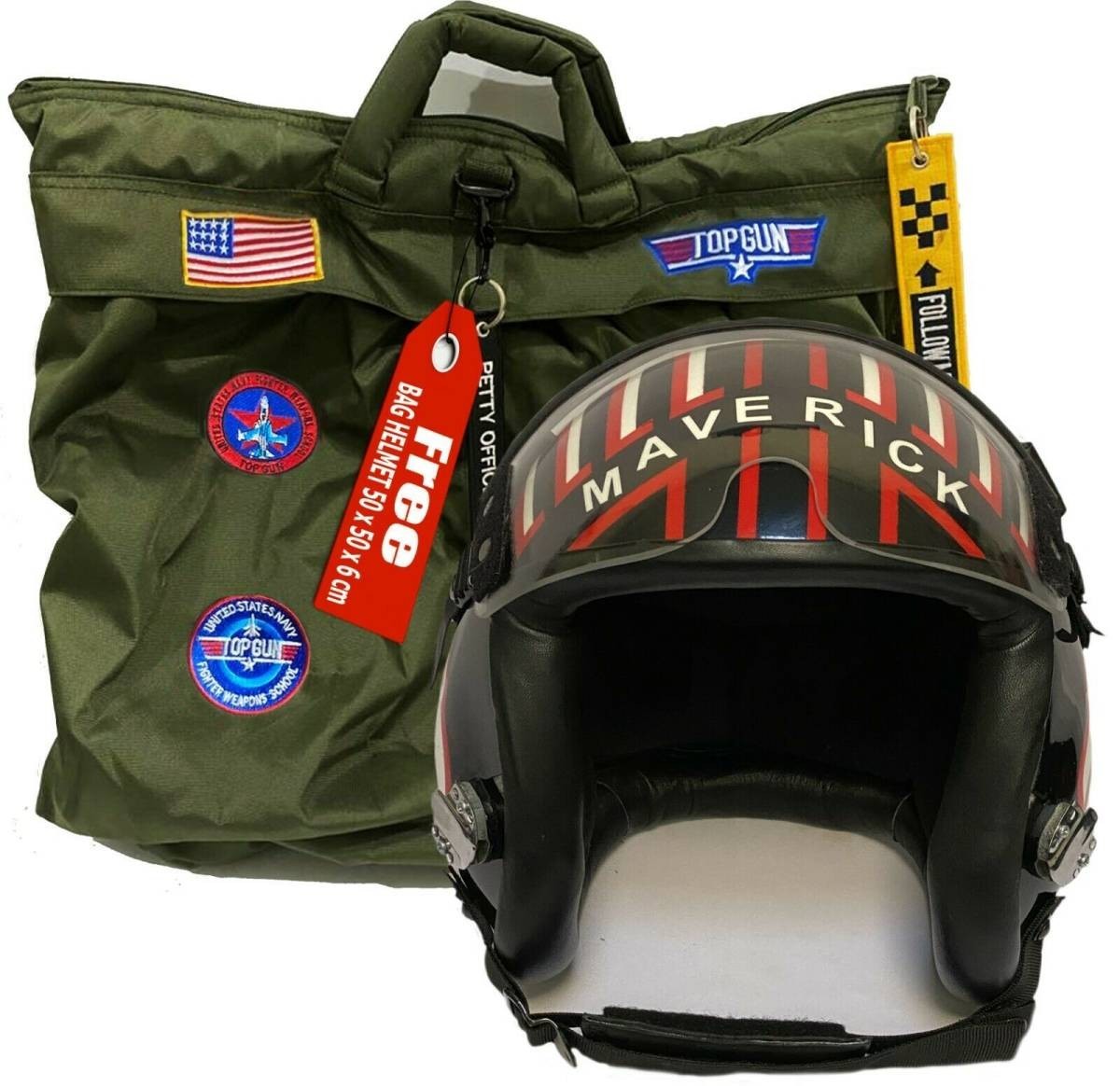  abroad limited goods TOPGUN top Gamma -velik Tom cruise helmet bag properties set 