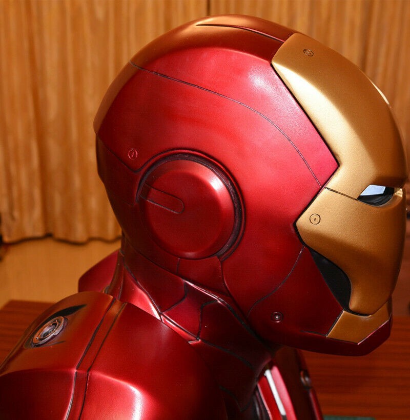 海外　限定品 　アベンジャーズ　アイアンマン　 Iron Man　バストフィギュア　等身大サイズ　レジン　3_画像5